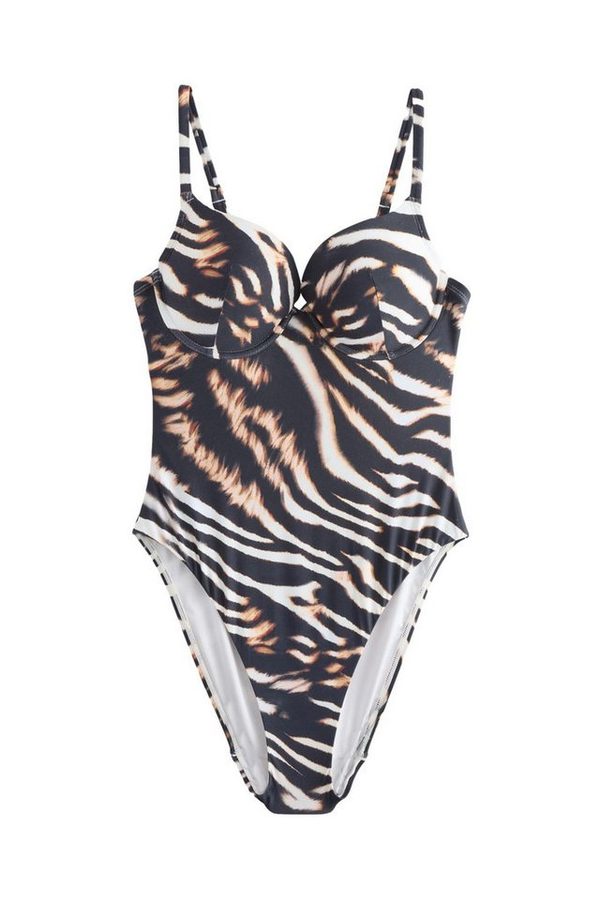 Next Badeanzug Wattiertes Push-up-Bikinioberteil mit Bügel (1-St)