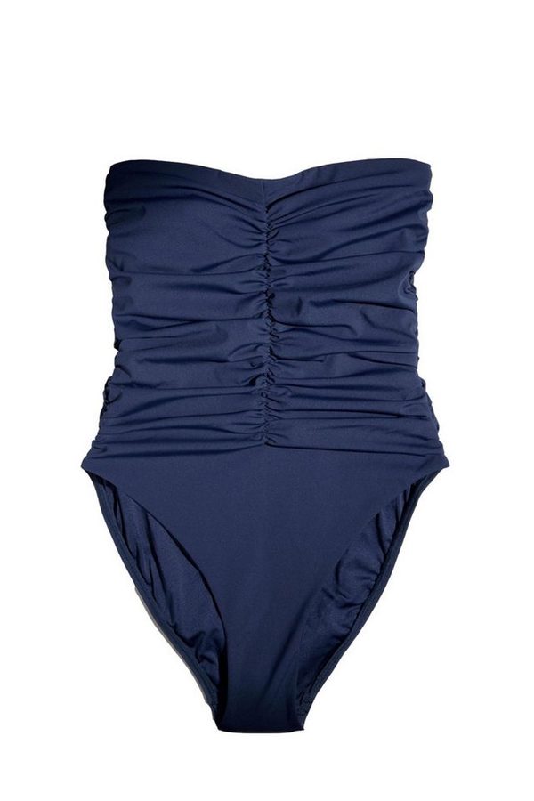 Next Badeanzug N. Premium bauchformender Bandeau-Badeanzug (1-St)