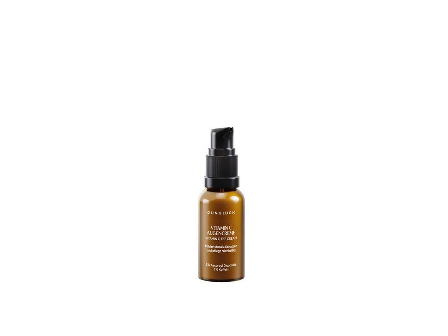 JUNGLÜCK Augencreme Vitamin C Augencreme - Wirkt aufhellend, 1-tlg., Mildert dunkle Schatten und pflegt reichhaltig
