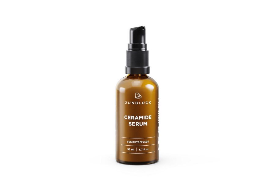 JUNGLÜCK Gesichtsserum Ceramide Serum - mit 5 Ceramiden & 1% Sodium PCA, 1-tlg., Nährt und beruhigt trockene, gereizte Haut