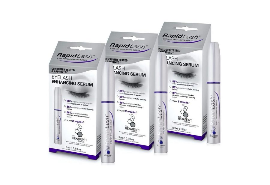 P-Beauty Cosmetic Accessories Wimpernserum Rapid/Lash Eyelash Serum zur Wimpernverlängerung 3ml, 3-tlg., Wimpernserum, Wimpernpflege, Rapid Serum