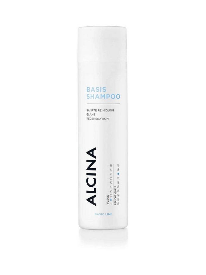 ALCINA Haarshampoo Basis Shampoo (250 ml) – Milde Pflege für normales Haar, reichhaltig