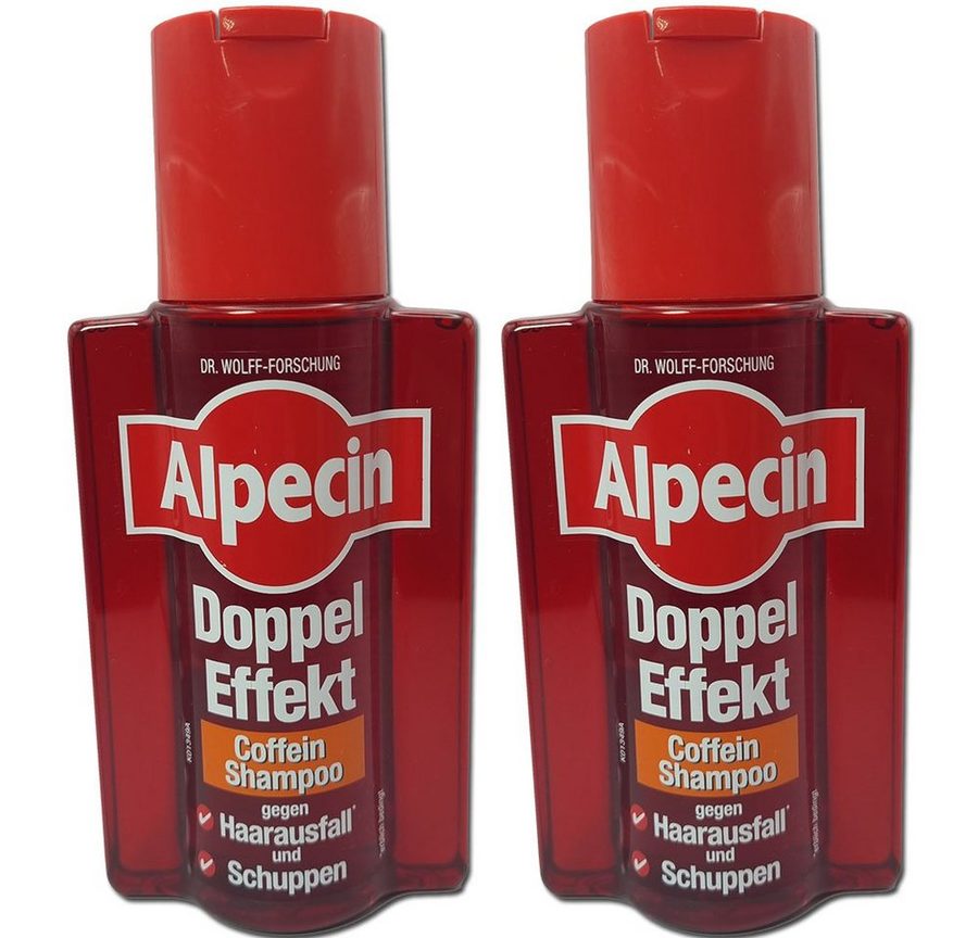 Alpecin Haarshampoo Doppel Effekt Coffein Shampoo, 2 x 200ml, 2-tlg.