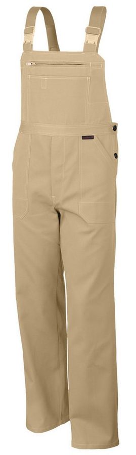 Qualitex Workwear Arbeitslatzhose favorite Latzhose - Arbeitshose aus reiner Baumwolle (BW 320 g) (1-tlg) strapazierfähiger Blaumann mit 7 Taschen - Pflegeleicht - Waschbar