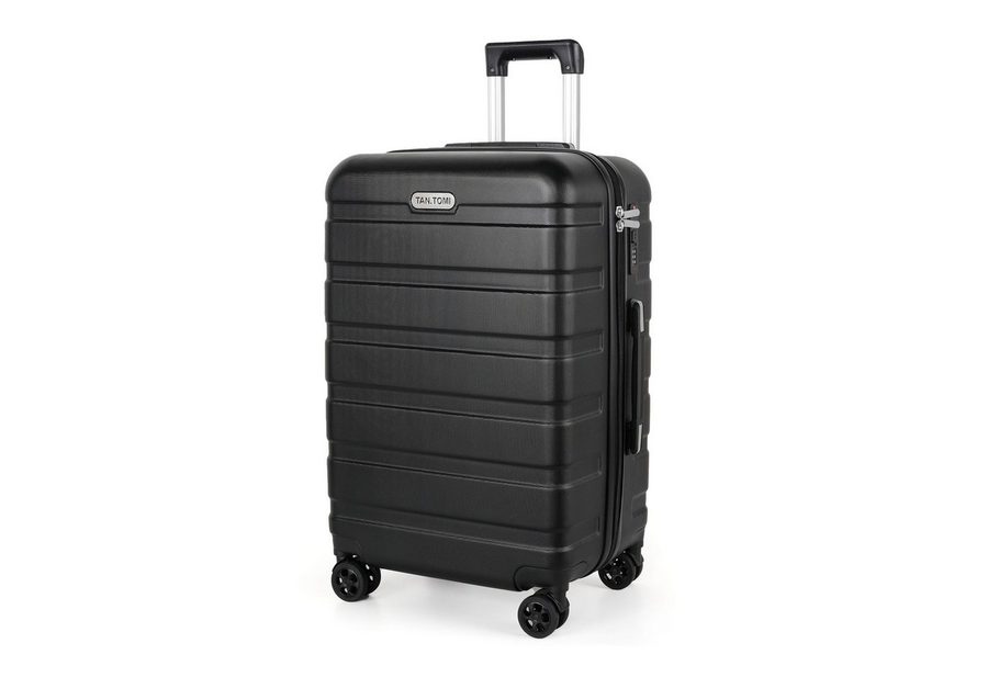 TANTOMI Handgepäckkoffer Koffer Hartschale Leicht Reisekoffer ABS Geräumig Haltbar(M L XL), 4 Rollen, Trolley Handgepäck Große Kapazität mit 4 Rollen und Zahlenschloss
