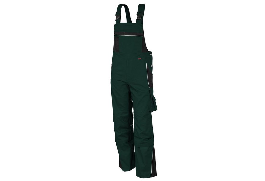 Qualitex Workwear Arbeitslatzhose strapazierfähige PROfessionals Latzhose aus faserverstärktem Gewebe