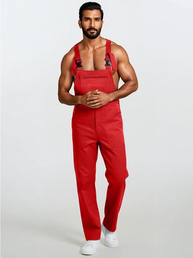 urbandreamz workwear Arbeitslatzhose Latzhose Arbeitshose Hose - Baumwolle Classics Blaumann 7 Taschen