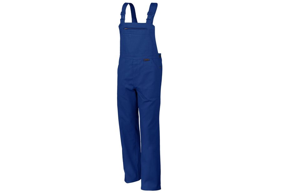 Qualitex Workwear Arbeitslatzhose classical Latzhose - pflegeleichter Blaumann aus reiner Baumwolle