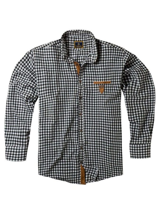 Lavecchia Langarmhemd Lavecchia Herren Langarmhemd LV-1981 (Schwarz-Weiß, 5XL) Herren Langarm Hemd Herrenhemd