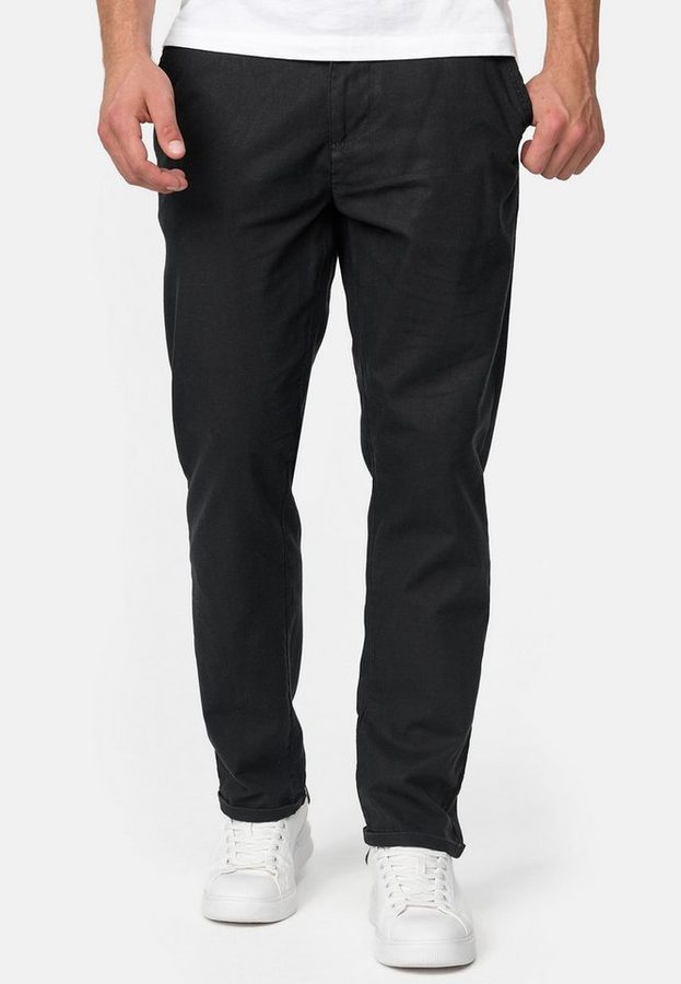 Indicode Leinenhose Herren Haverfield Sommerhose Leinen Herrenhose mit 4 Taschen