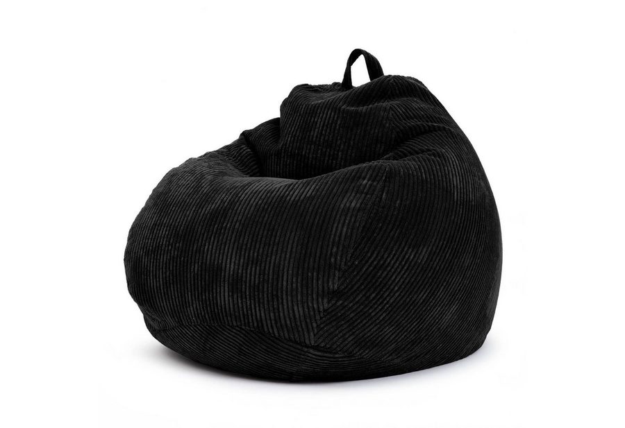 Green Bean Sitzsack Indoor Sitzsack Scoop 90x110cm - Cord (Indoor Sitzsack 90x110cm aus Cordstoff mit EPS-Perlen Füllung, Kuschelig Weich Waschbar - Drinnen Bodenkissen Liegekissen Sitzkissen), Sitzhocker Relax-Sessel Kinder Erwachsene Stoff