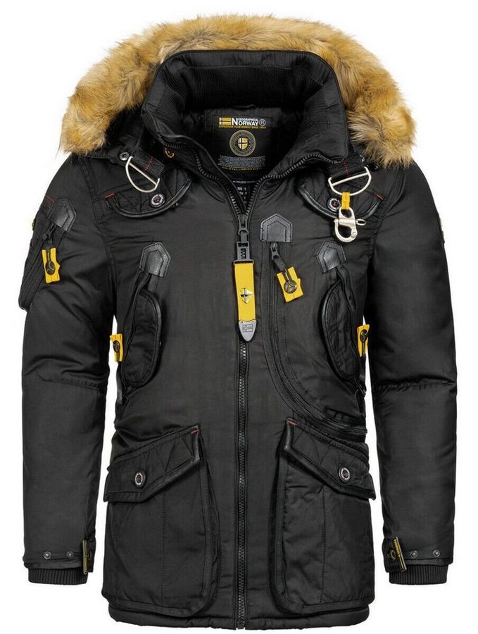 Geographical Norway Parka Winter Jacke Parka Outdoorjacke Mantel Steppjacke warm Gesteppt Luxus