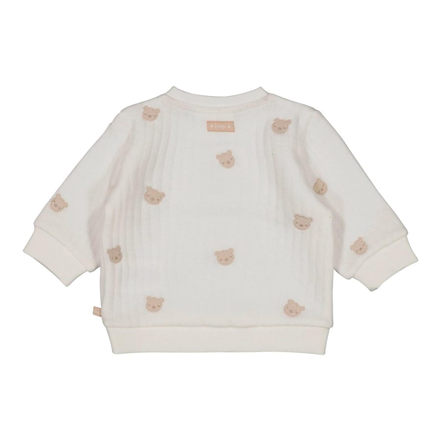 Feetje Sweatshirt Bären-Stickerei Rippqualität von Feetje