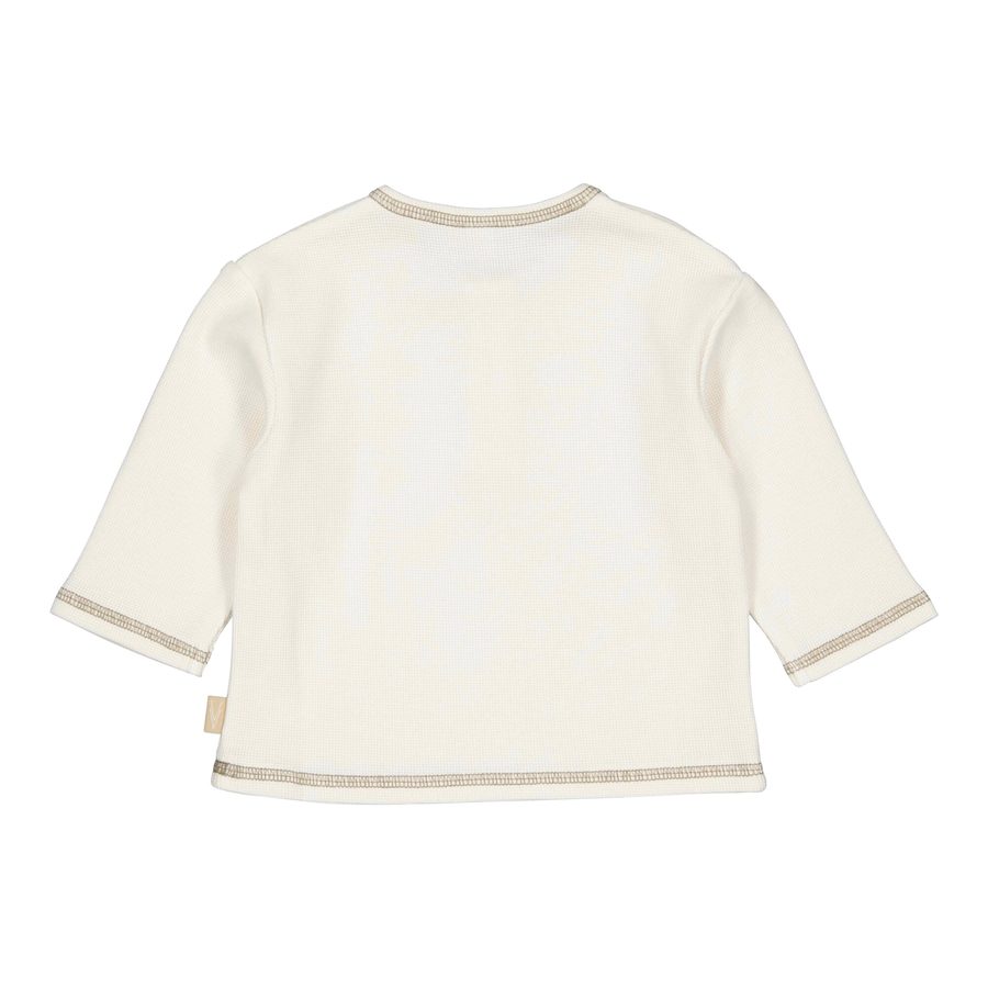 Levv Henley-Shirt langarm Waffelpiqué von Levv