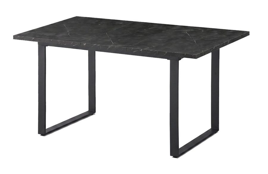 B&D home Esstisch LARS, Esszimmer Tisch ausziehbar, Ausziehtisch, 120-160 x 80 cm, für 4-6 Personen, mit wählbaren Gestellen (U-Gestell / X-Gestell) von B&D home