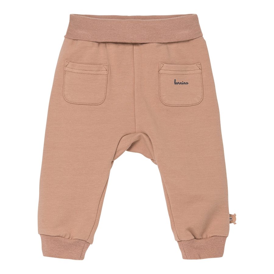 Bornino Tiny Forest Jogginghose mit Po-Applikation Bär von Bornino