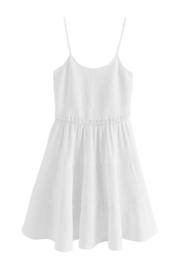 Next Trägerkleid Gestuftes Mini-Trägerkleid (1-tlg)