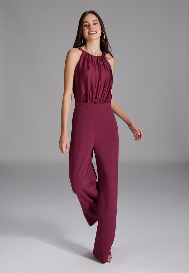 SWING Jumpsuit Oberteil in lockerer Passform