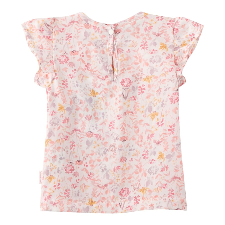 Sanetta Fiftyseven Bluse Flügelarm Blumen von Sanetta Fiftyseven
