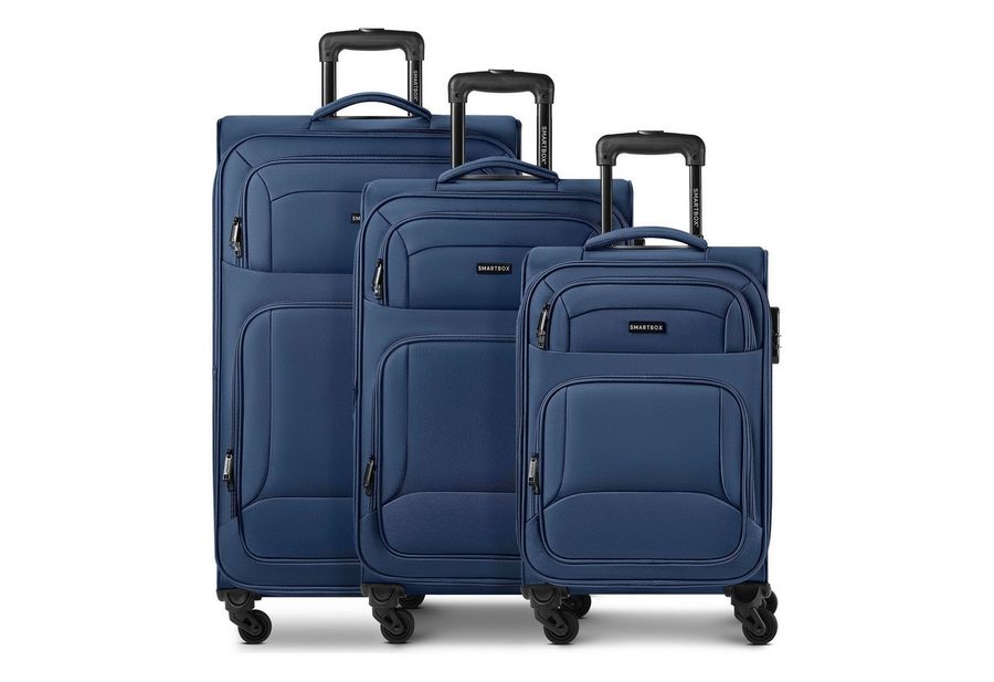 Smartbox Kofferset Edition 04 4 Rollen Kofferset 3-teilig mit Dehnfalte, (Set)