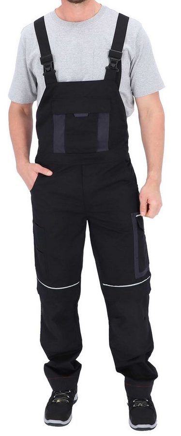 ELIWORX Arbeitslatzhose Stretch Einsatz bequeme robuste flexible Herrenhose Smartes Taschen-Design ideal für Handwerk Heimwerk und Baugewerbe