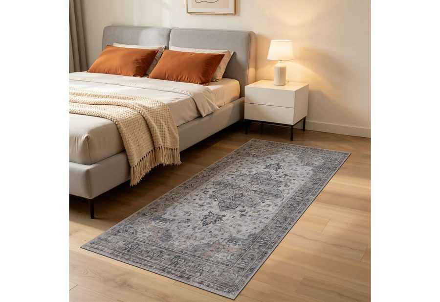 Carpettex Designteppich Vintage Orientalisch Design, Läufer, Höhe: 3 mm, Polyester von Carpettex