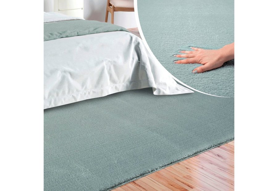 merinos Teppich Loft 37, Kunstfellteppich, rechteckig, Höhe: 16 mm, weich und kuschelig, Fell Haptik, Anti-Rutsch-Unterseite von merinos