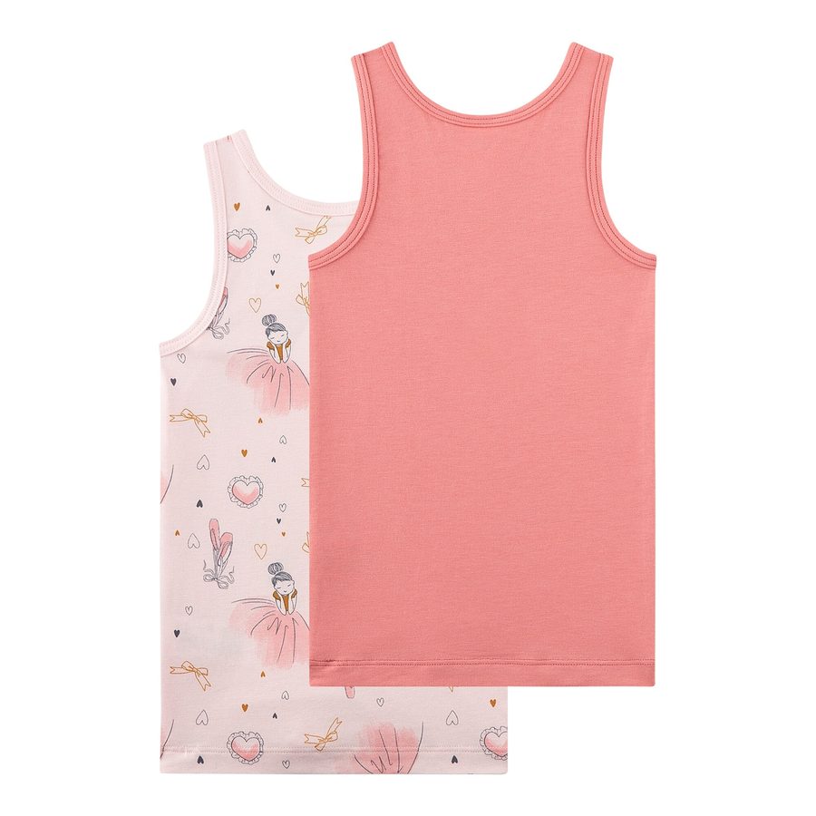 Sanetta 2er-Pack Unterhemden Ballerinas von Sanetta
