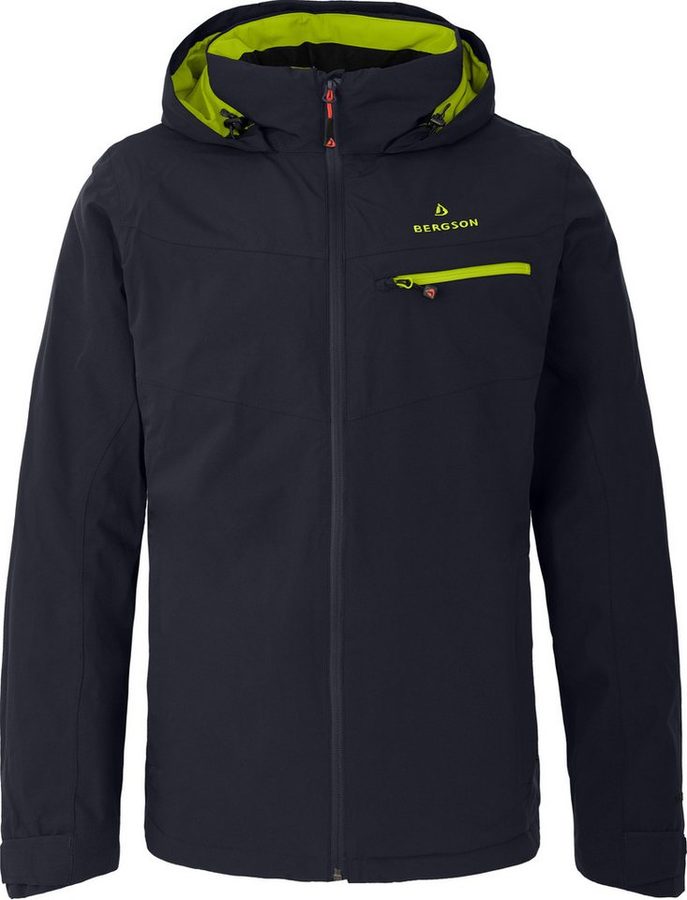 Bergson Regenjacke TALLMOS 3in1 Doppeljacke Herren Regenjacke, Fleece Innenjacke, 20000 mm Wassersäule, Langgröße