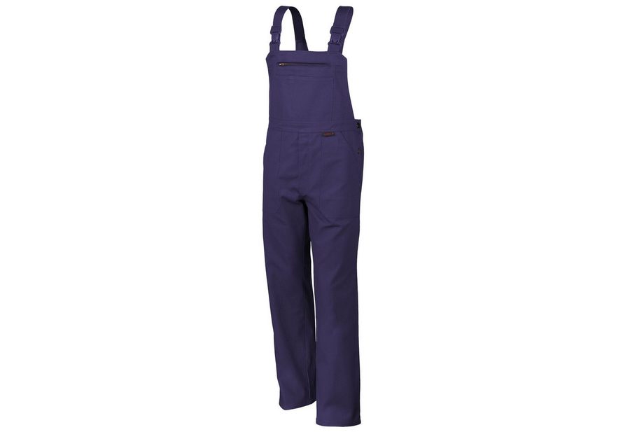 Qualitex Workwear Arbeitslatzhose classical Latzhose - pflegeleichter Blaumann aus reiner Baumwolle