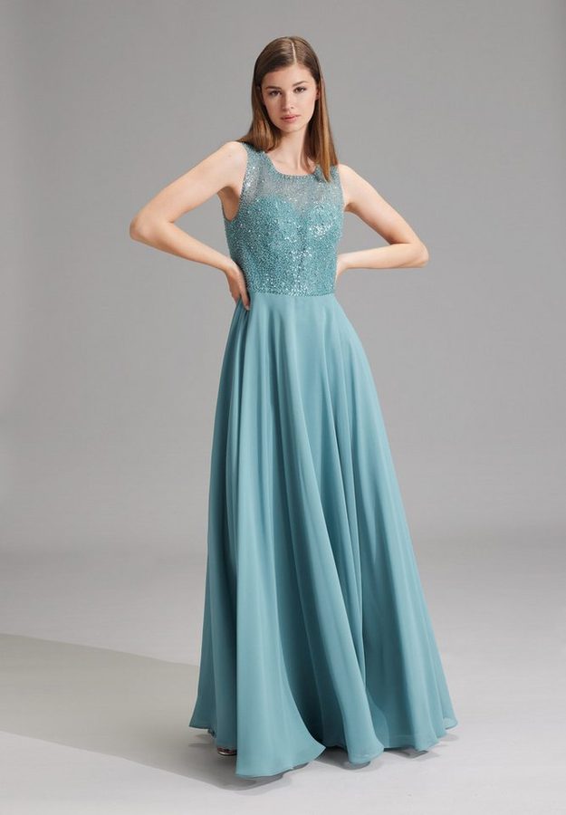 Hey Kyla Abendkleid - Abendkleid aus Material-Mix