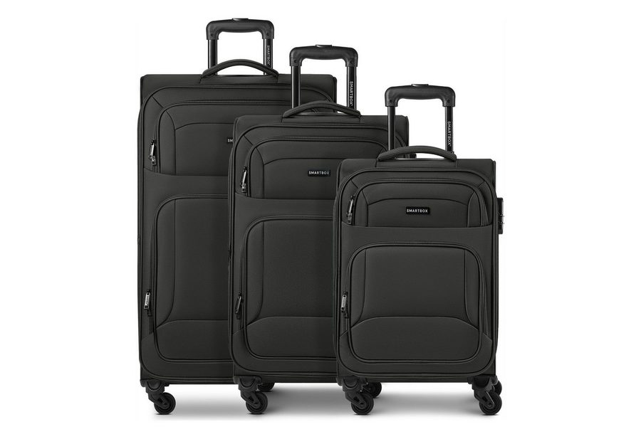 Smartbox Kofferset Edition 04 4 Rollen Kofferset 3-teilig mit Dehnfalte, (Set)