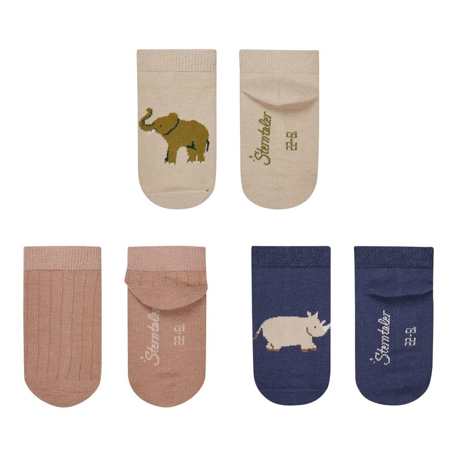 Sterntaler 3er-Pack Sneakersocken Safari von Sterntaler