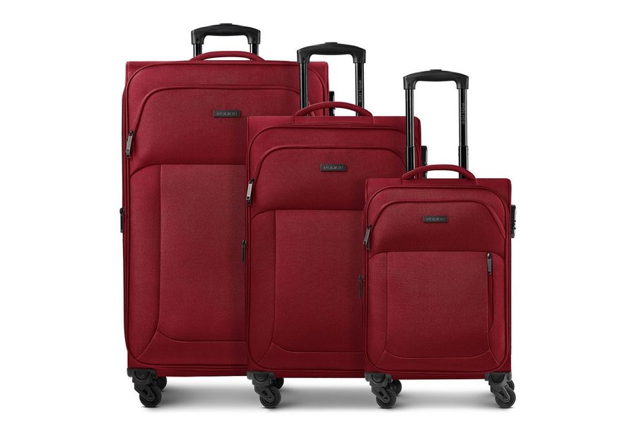 Police Trolleyset San Francisco, 4 Rollen, (3-teilig, 3 tlg), Polyester von Police