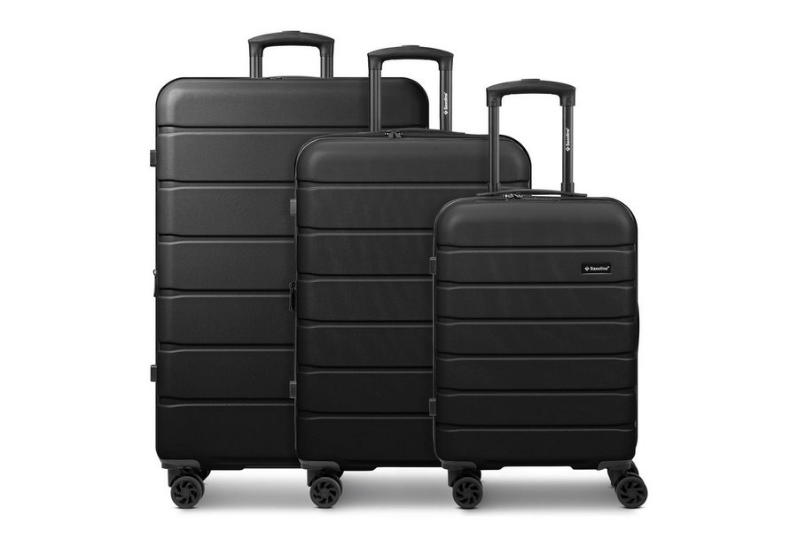 Saxoline® Trolleyset Miami, 4 Rollen, (3-teilig, 3 tlg), ABS von Saxoline®