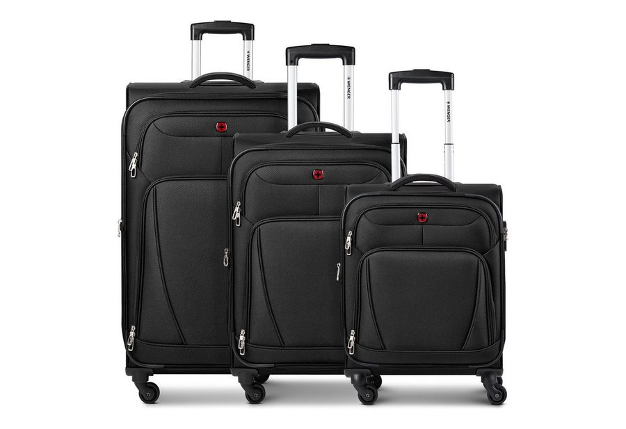 Wenger Trolleyset Beaumont, 4 Rollen, (3-teilig, 3 tlg), Polyester von Wenger