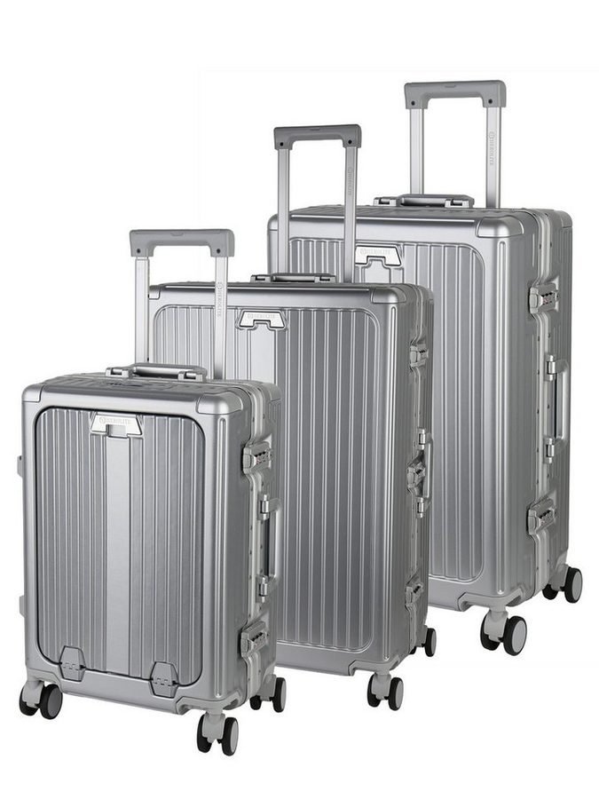 VAN HILL Kofferset 842209-Set, 4 Rollen, Herolite Premium Hartschalen Kofferset 3-teilig mit TSA-Schloss von VAN HILL