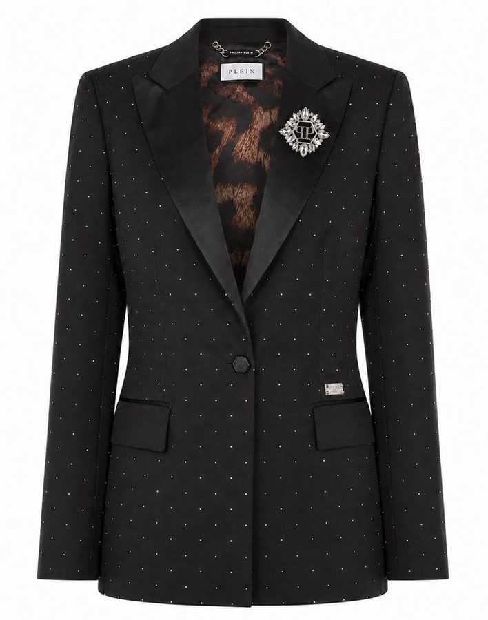 PHILIPP PLEIN Jackenblazer Mit Schmucksteinen