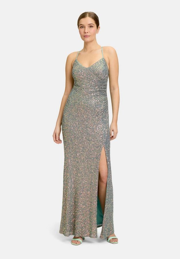 Vera Mont Abendkleid Damen figurbetont Material