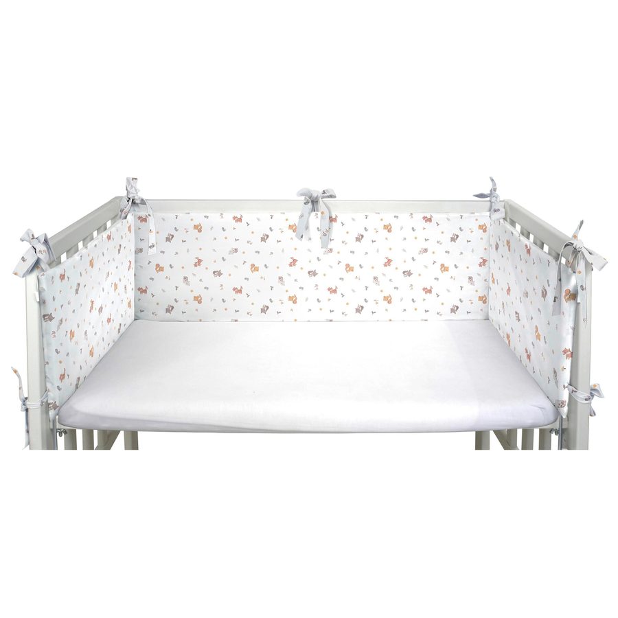 Bornino Home Nestchen für Beistellbett Waldfreunde 26x166cm von BORNINO HOME