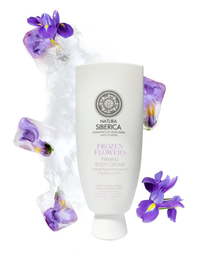 Natura Siberica Bodylotion Copenhagen Firming Body Cream Frozen Flowers, 200 ml
