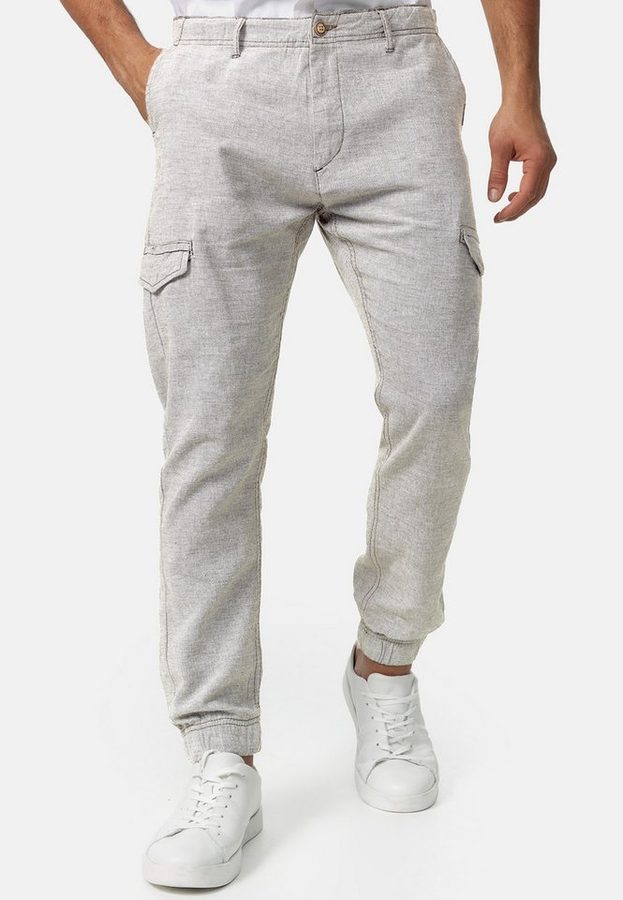 INDICODE Leinenhose Herren Booth Sommerhose Leinen Herrenhose mit 6 Taschen, 55% Leinen