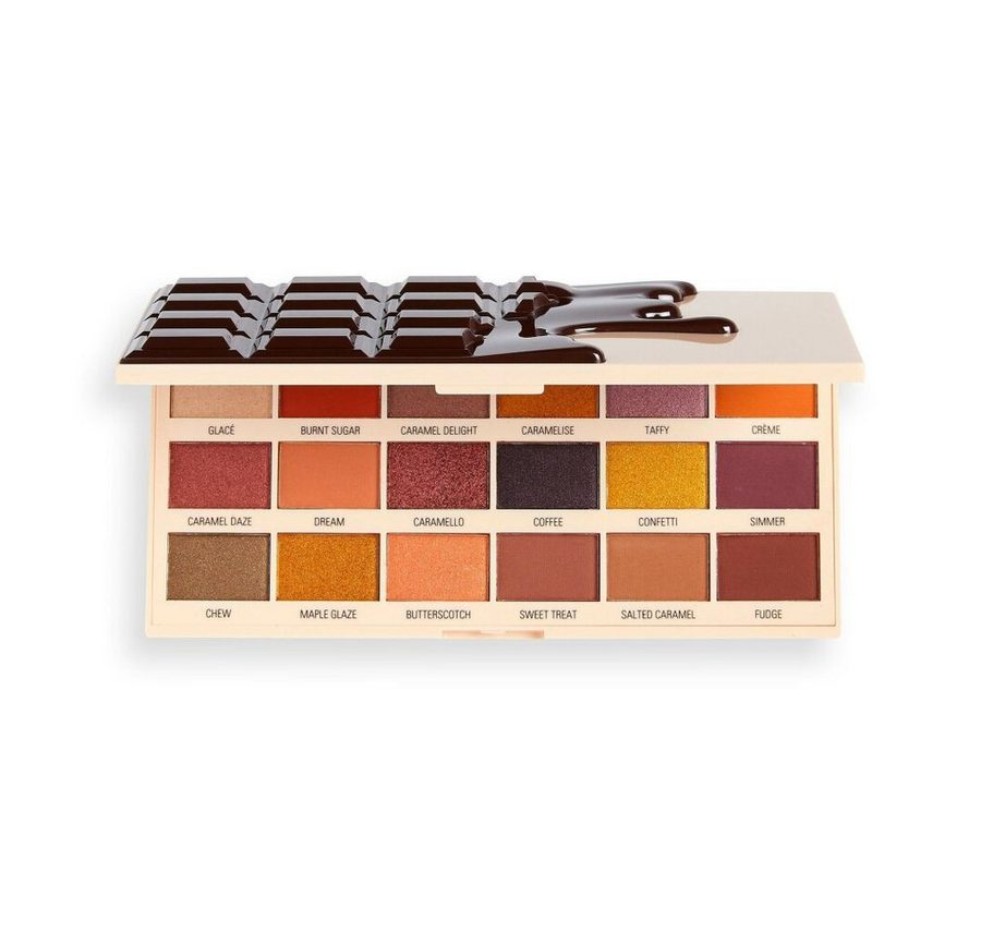 MAKE UP REVOLUTION Lidschatten I Heart Revolution Chocolate Lidschatten-Palette (18) Caramel Nudes