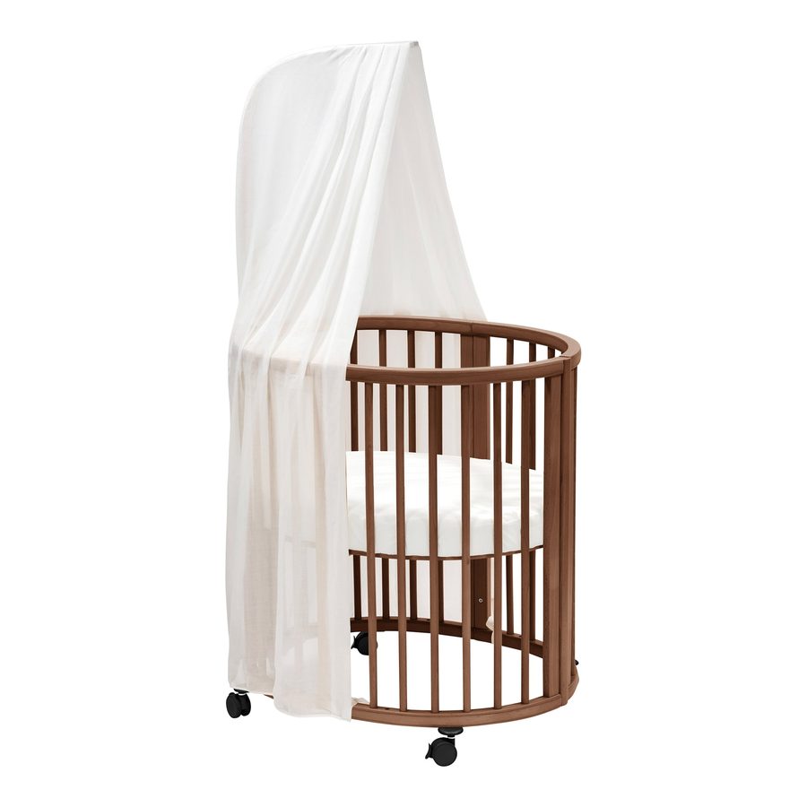 Stokke® Sleepi™ Bundle Sleepi Mini inkl. Matratze und Spannbetttuch, Himmelstange und Himmel von Stokke