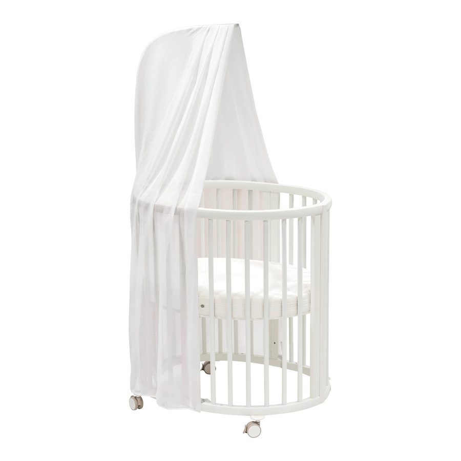 Stokke® Sleepi™ Bundle Sleepi Mini inkl. Matratze und Spannbetttuch, Himmelstange und Himmel von Stokke