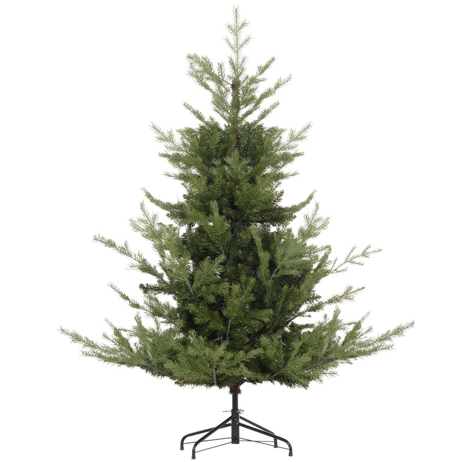 HOMCOM 180 cm Weihnachtsbaum Künstlich Naturgetreu Dichte Zweige Christbaum mit 1942 Astspitzen realistisches Aussehen für Weihnachtsfest Grün   Aosom von HOMCOM