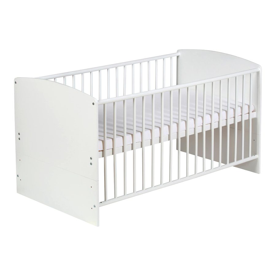 Schardt Babybett mit Ausstattung Classic White 70x140 cm von Schardt