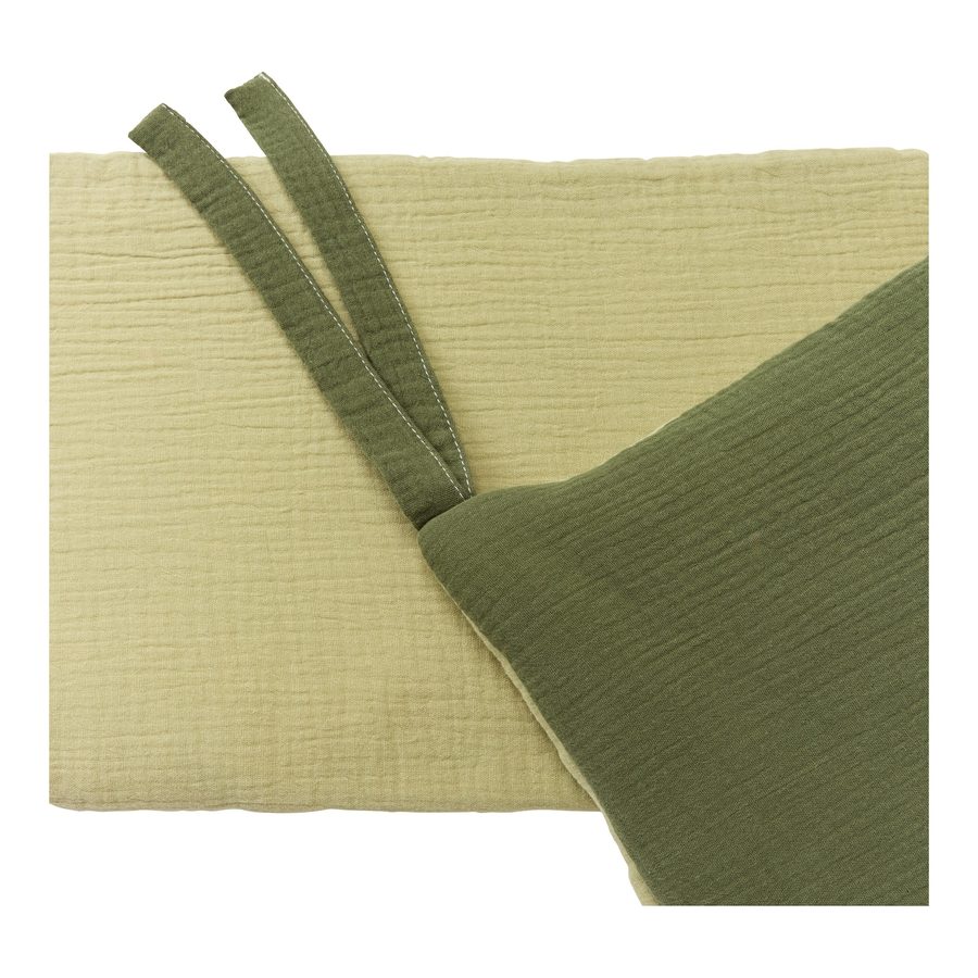 Bornino Home Wende-Nestchen für Beistellbett Musselin 26x166 cm von BORNINO HOME