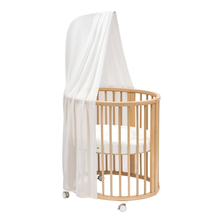 Stokke® Sleepi™ Bundle Sleepi Mini inkl. Matratze und Spannbetttuch, Himmelstange und Himmel von Stokke