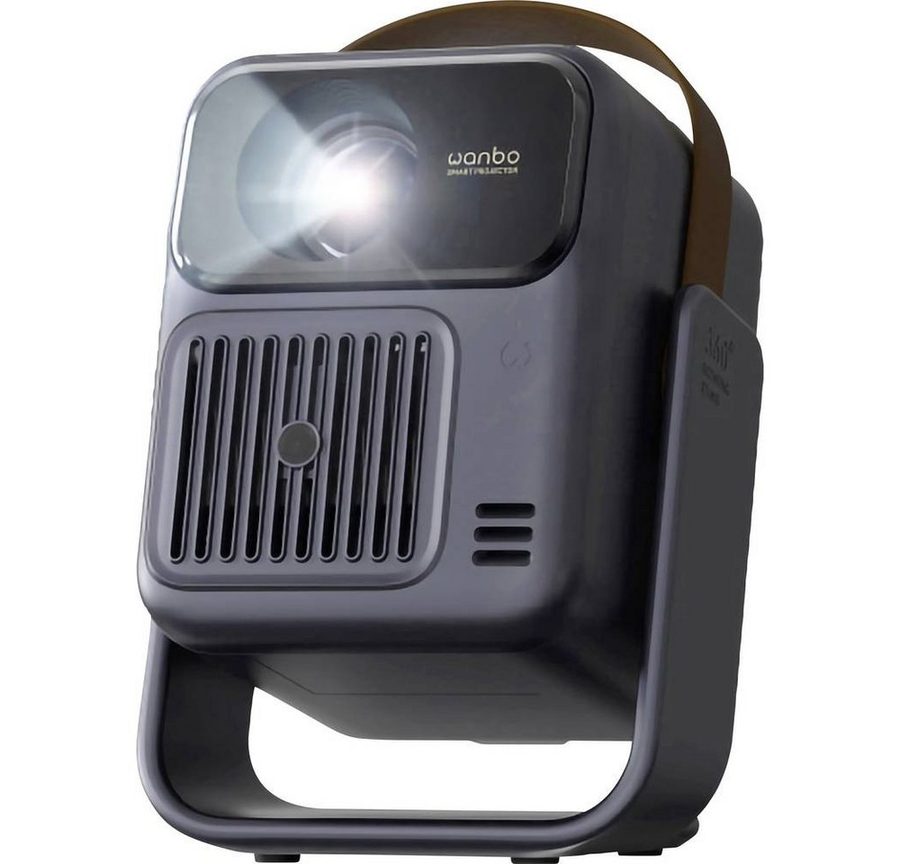 WANBO Beamer LED R3 Beamer (Integrierter Lautsprecher, Autofokus, Full HD, mit Fernbedienung)